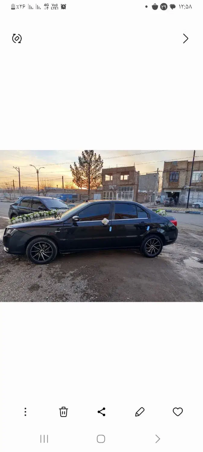 دنا مدل ۹۴|خودرو سواری و وانت|زاوه, |دیوار