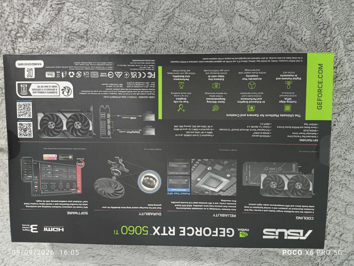 RTX 5060TI 16GB|قطعات و لوازم جانبی رایانه|بندر گناوه, |دیوار