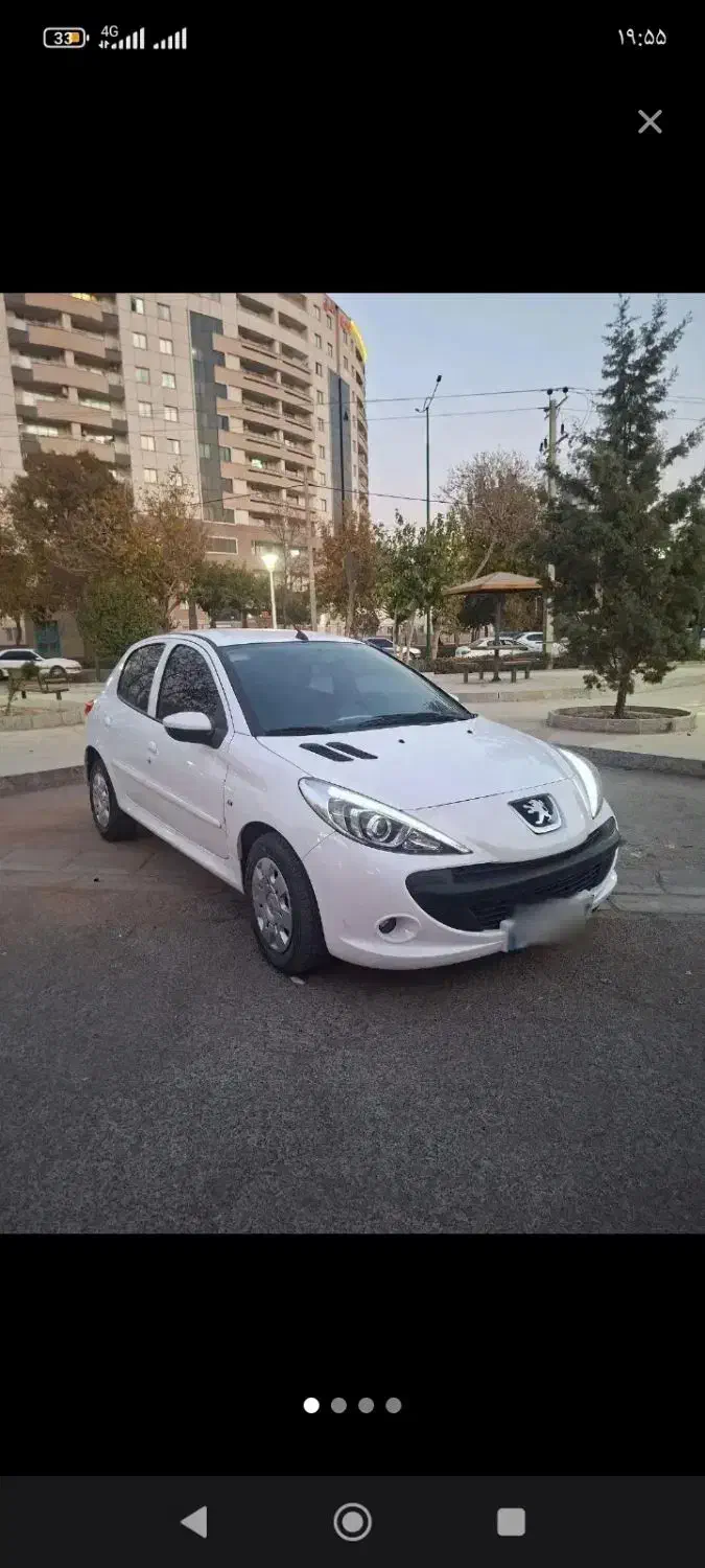 207 فلز مدل 400 بی رنگ سالم سفید تهران قدس کرج|خودرو سواری و وانت|گرمدره, |دیوار