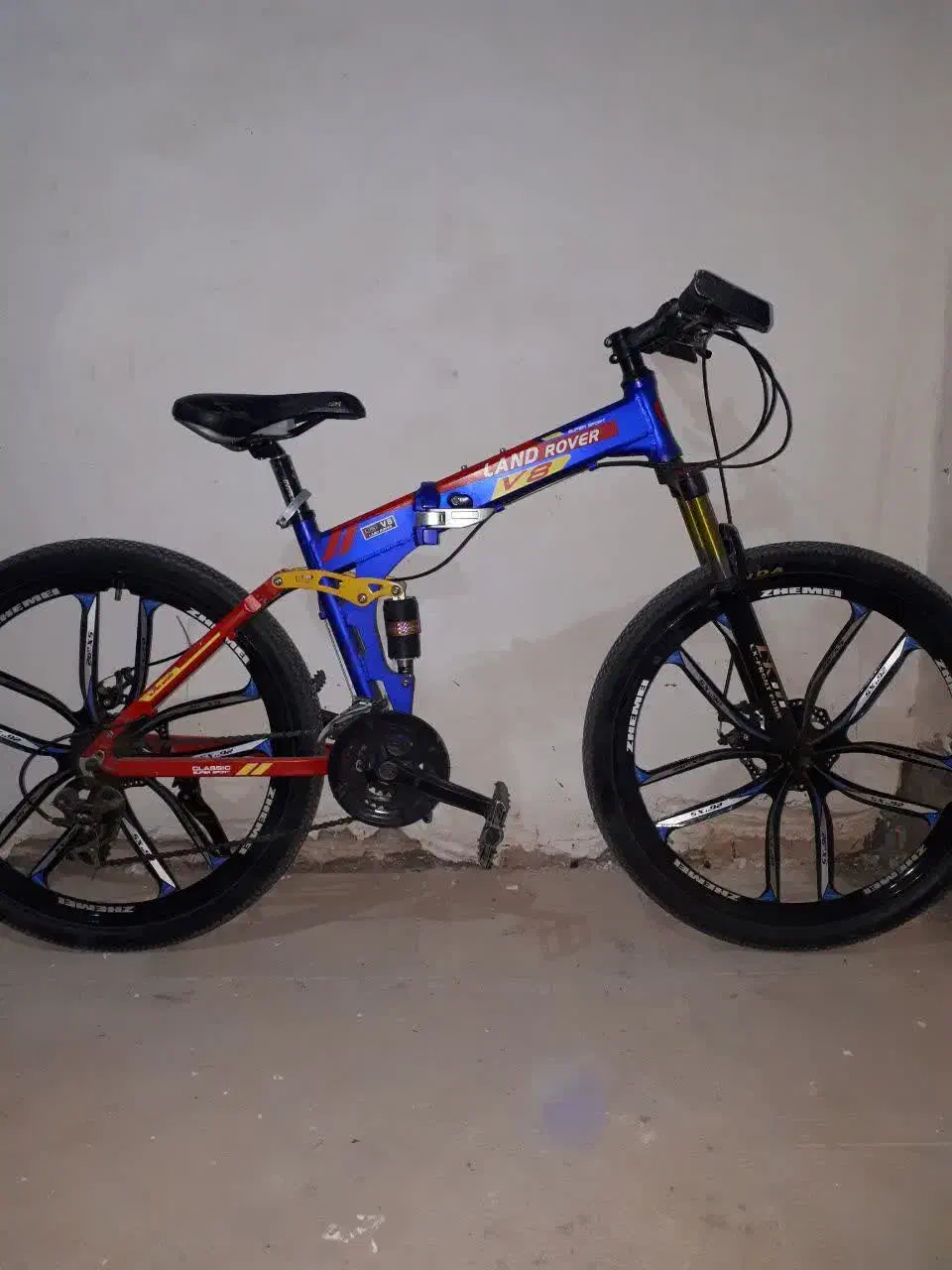 دوچرخه تاشو ۲۶ آلومینیومی لندرور V8|دوچرخه، اسکیت، اسکوتر|تهران, فدک|دیوار