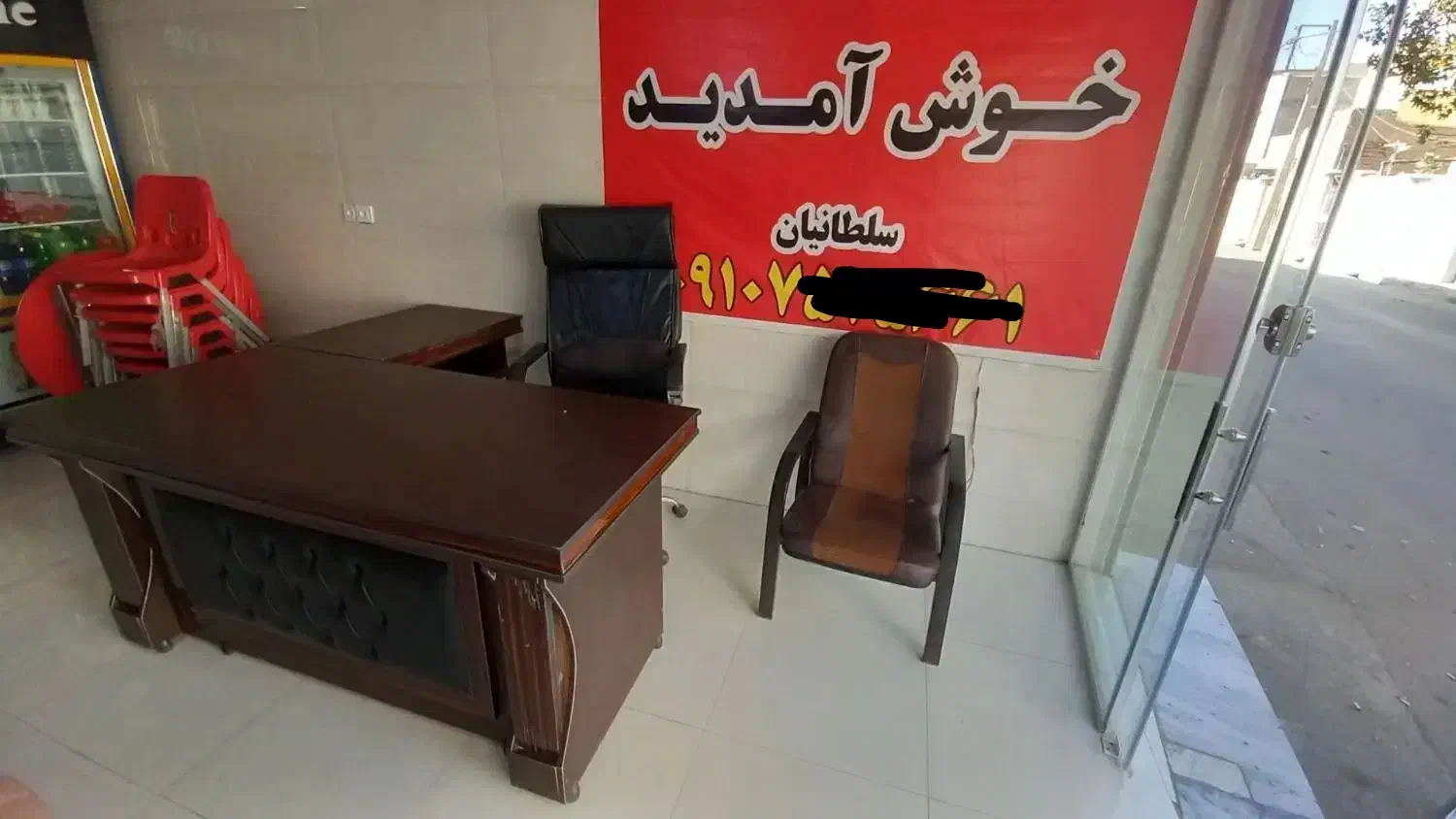 فروش میز مدیریت و صندلی مدیریت و صندلی انتظار|مبلمان اداری|قزوین, |دیوار