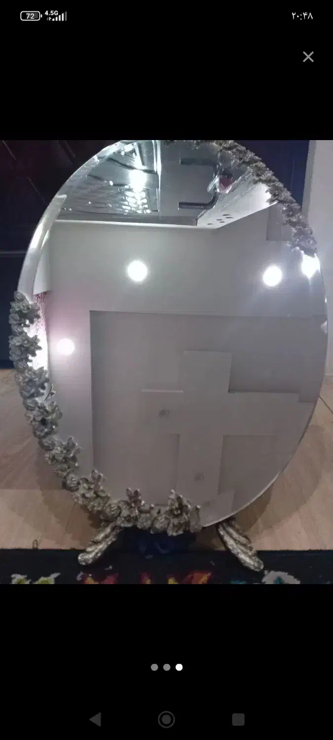 اینه شمعدان|آینه|شلمان, |دیوار