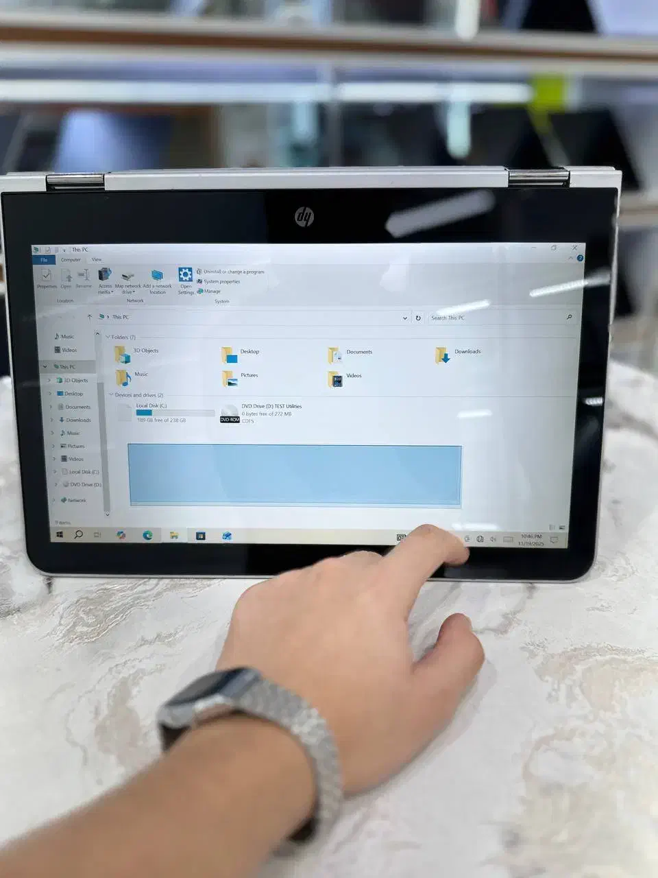 اچپی نسل ۷ با قابلیت تبلت شو و لمسی|رایانه همراه|اهواز, نادری|دیوار