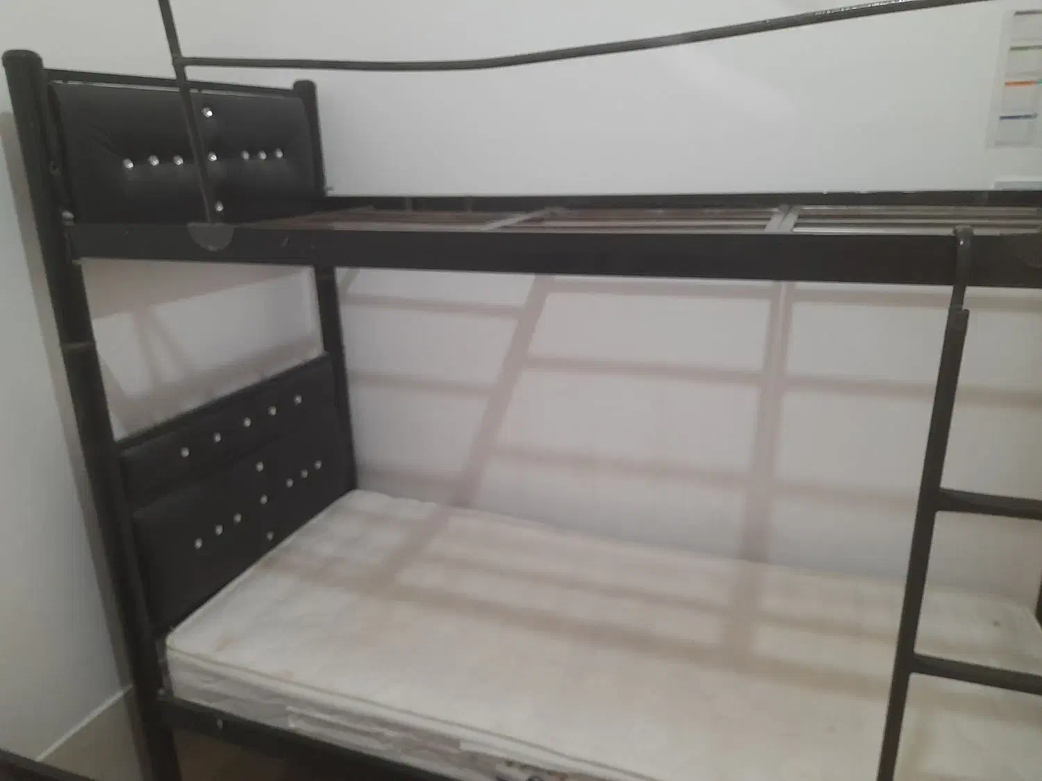 تخت دو طبقه فلزی|تخت و سرویس خواب|قنوات, |دیوار