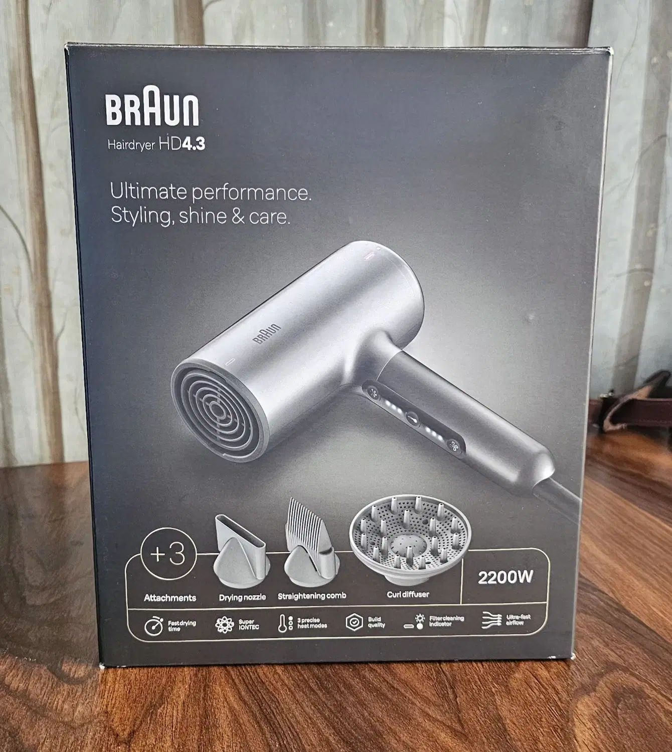 سشوار اچ دی ۲۲۰ وات براون braun با گارانتی نو|آرایشی، بهداشتی، درمانی|تهران, شهرک آتی شهر|دیوار