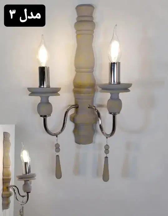 لوستر ریسه چوبی تولیدی عالیجناب|لوستر و چراغ آویز|مشهد, شهرک رازی (شهرک غرب)|دیوار