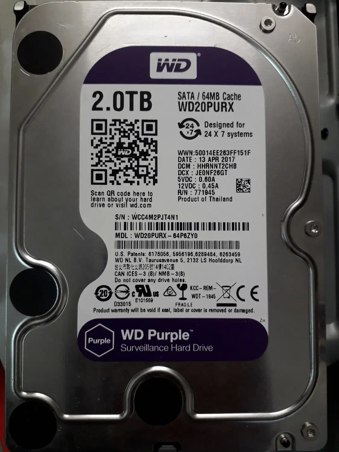 هارد ۲ ترابایت  در حد آکبند به سفارش اروپا.|قطعات و لوازم جانبی رایانه|تهران, امانیه|دیوار