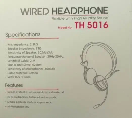 هدفون سیمی تسکو|قطعات و لوازم جانبی رایانه|هشتگرد, شهرک بعثت|دیوار