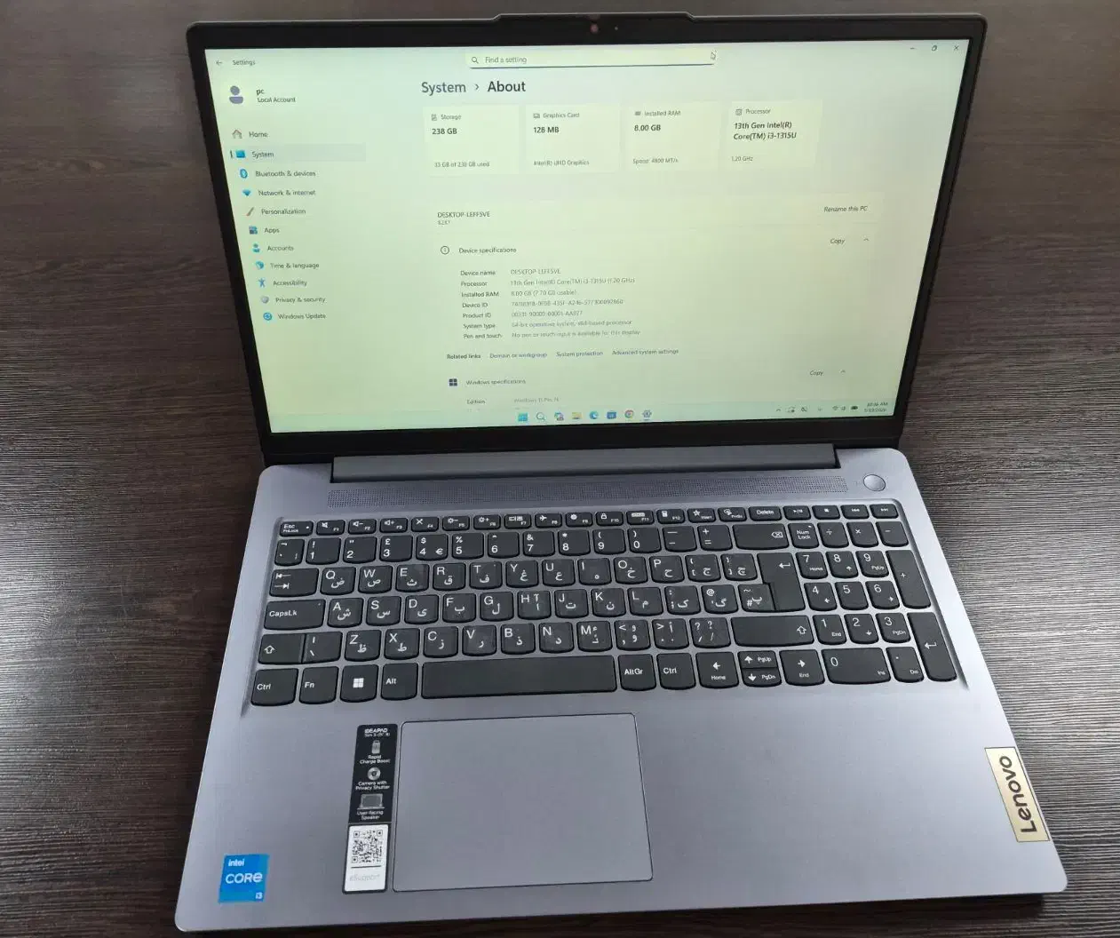 Lenovo Ideapad slim3|رایانه همراه|رشت, فلسطین|دیوار