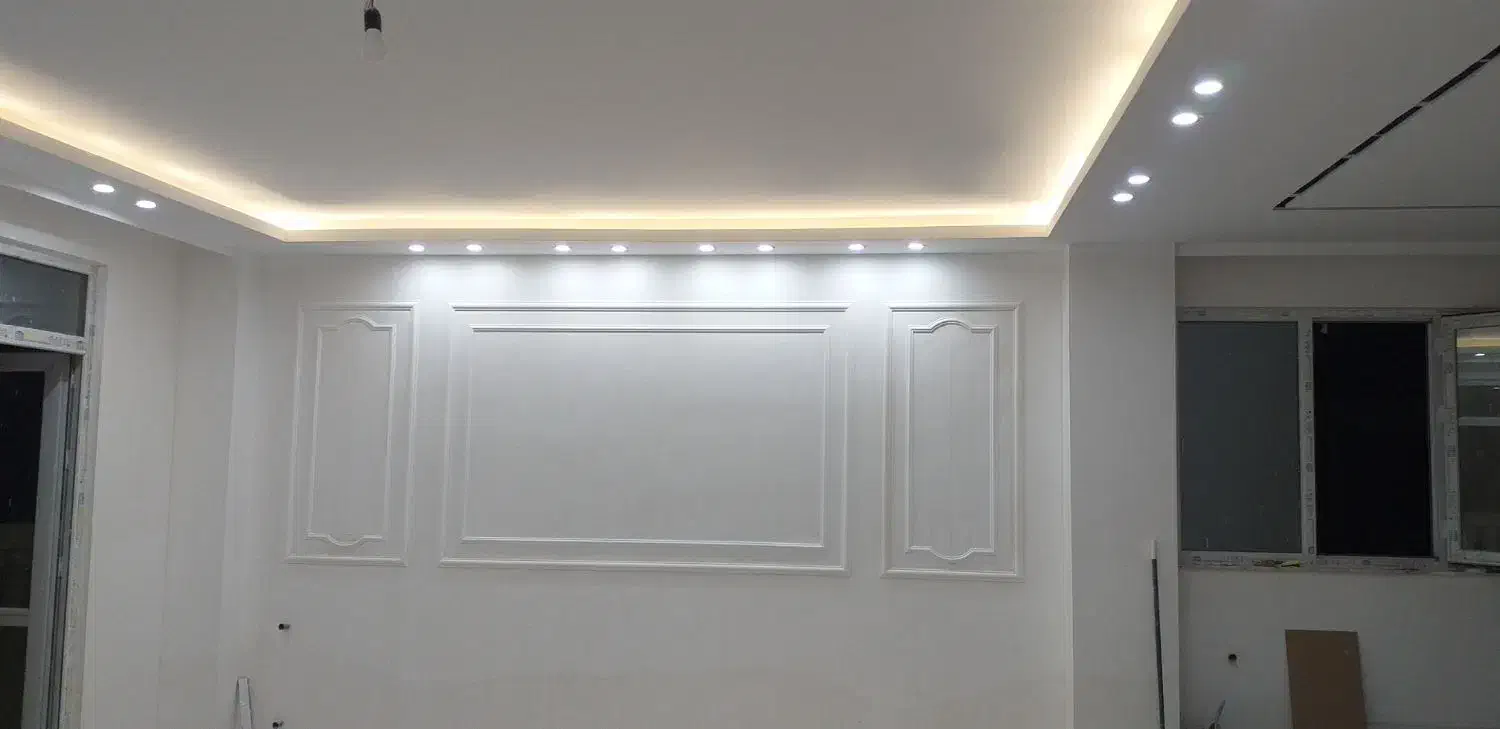 سیم کشی حرفه ای .سیم کشی کناف.هالوژن لاین نوری|خدمات پیشه و مهارت|اردبیل, |دیوار