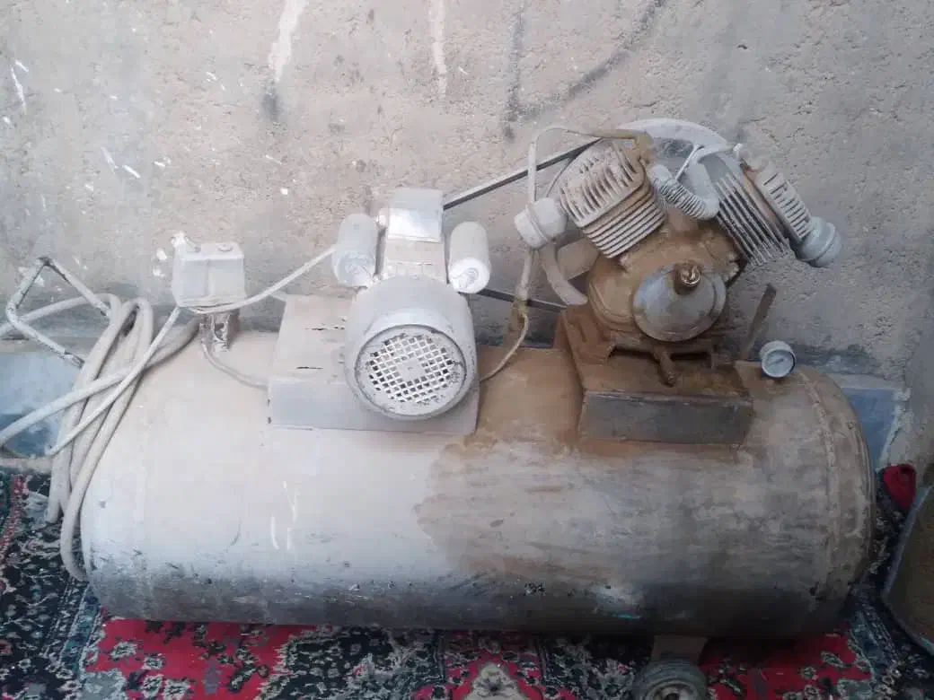 پمپ باد دوسیلندر|ابزارآلات|زابل, |دیوار