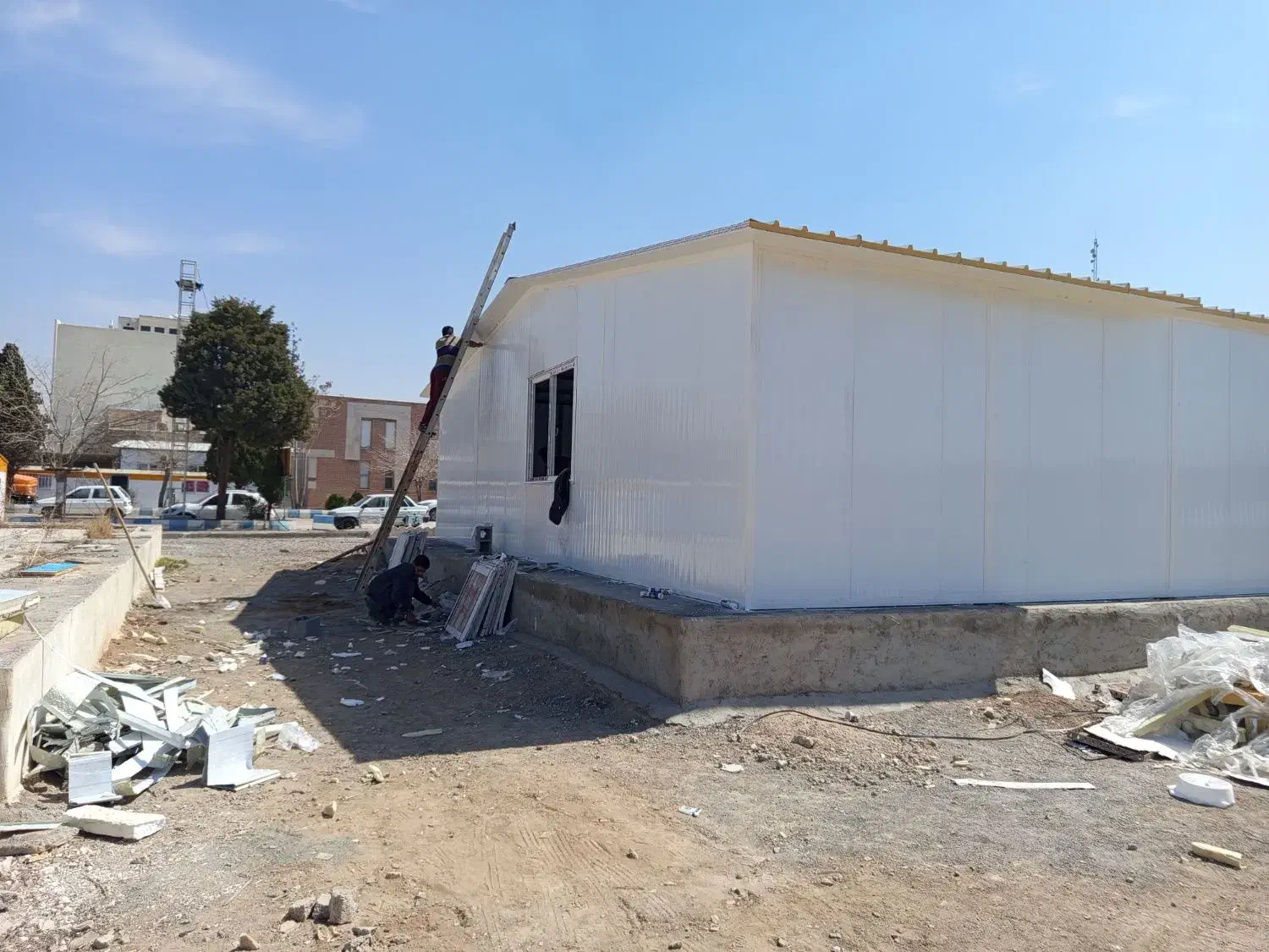 اجرای کانکس ساندویچ پانل|مصالح و تجهیزات ساختمان|خمینیشهر, |دیوار