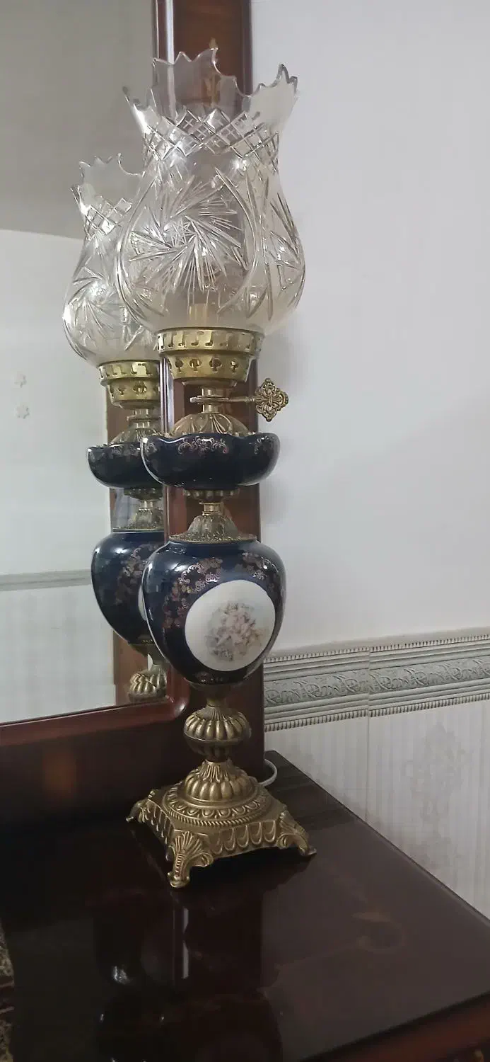 شمعدان سرامیکی|لوستر و چراغ آویز|قرچک, مهدیه|دیوار