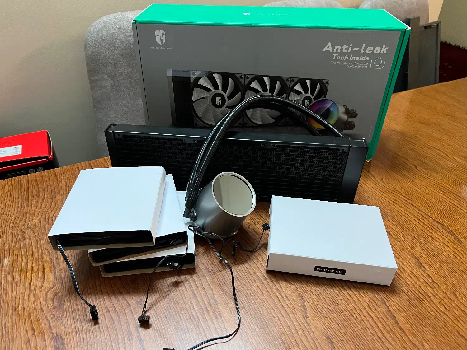 خنک کننده پردازنده گیمراستورم مدل Castle 360RGB V2|قطعات و لوازم جانبی رایانه|ساری, |دیوار