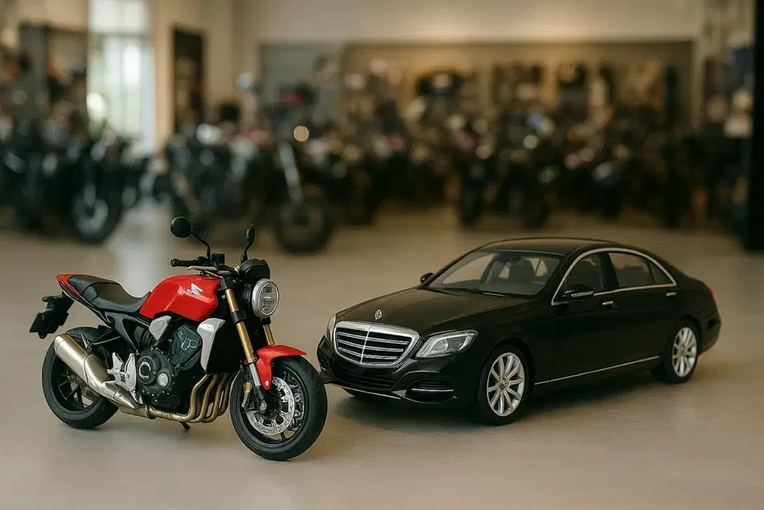 ماکت فلزی ماشین و موتور کلکسیونی|اسباب‌‌بازی|قم, هفت تیر|دیوار