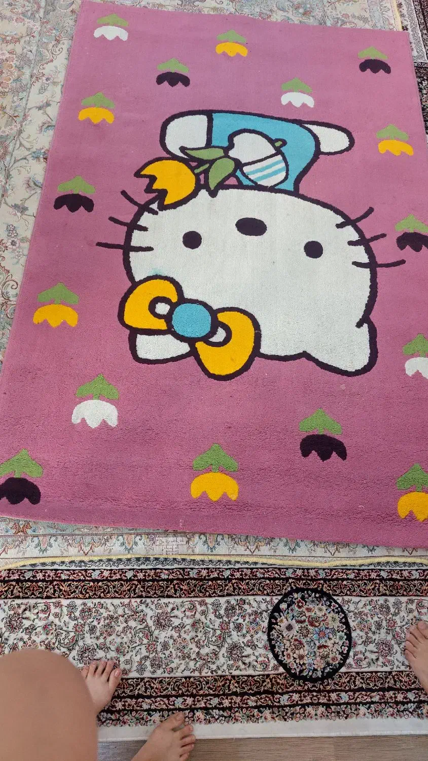 فرش کودک کیتی ۱/۵  در ۲۲۰|فرش|تهران, شهرک دانشگاه|دیوار