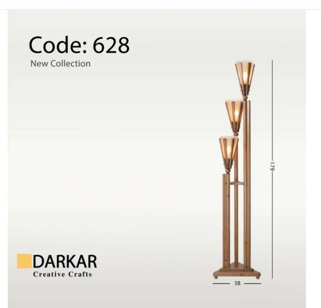 آویز کلاب ۳شعله برند دارکار|لوستر و چراغ آویز|اصفهان, مصلی|دیوار