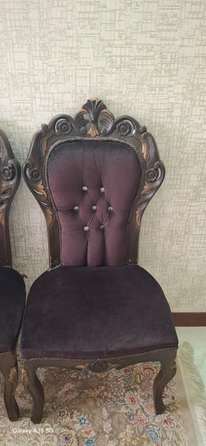 مبل سلطنتی ۹ نفره|مبلمان خانگی و میز عسلی|خمینیشهر, |دیوار