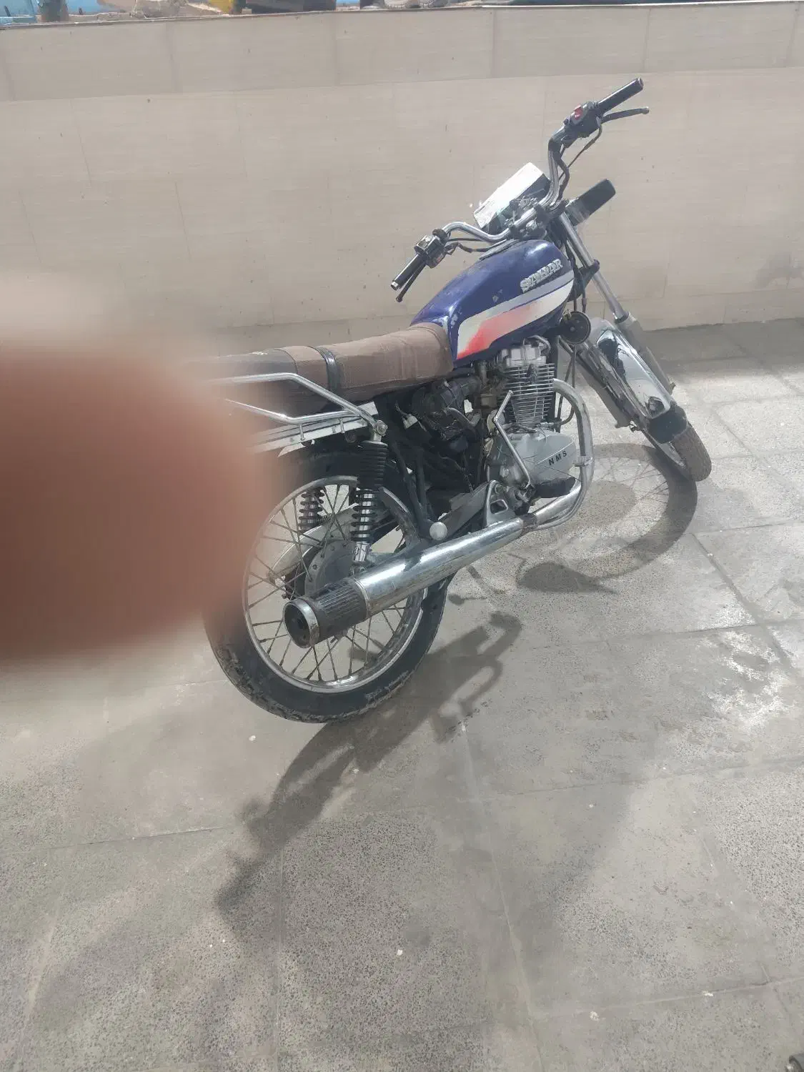 موتور|موتورسیکلت|ندوشن, |دیوار