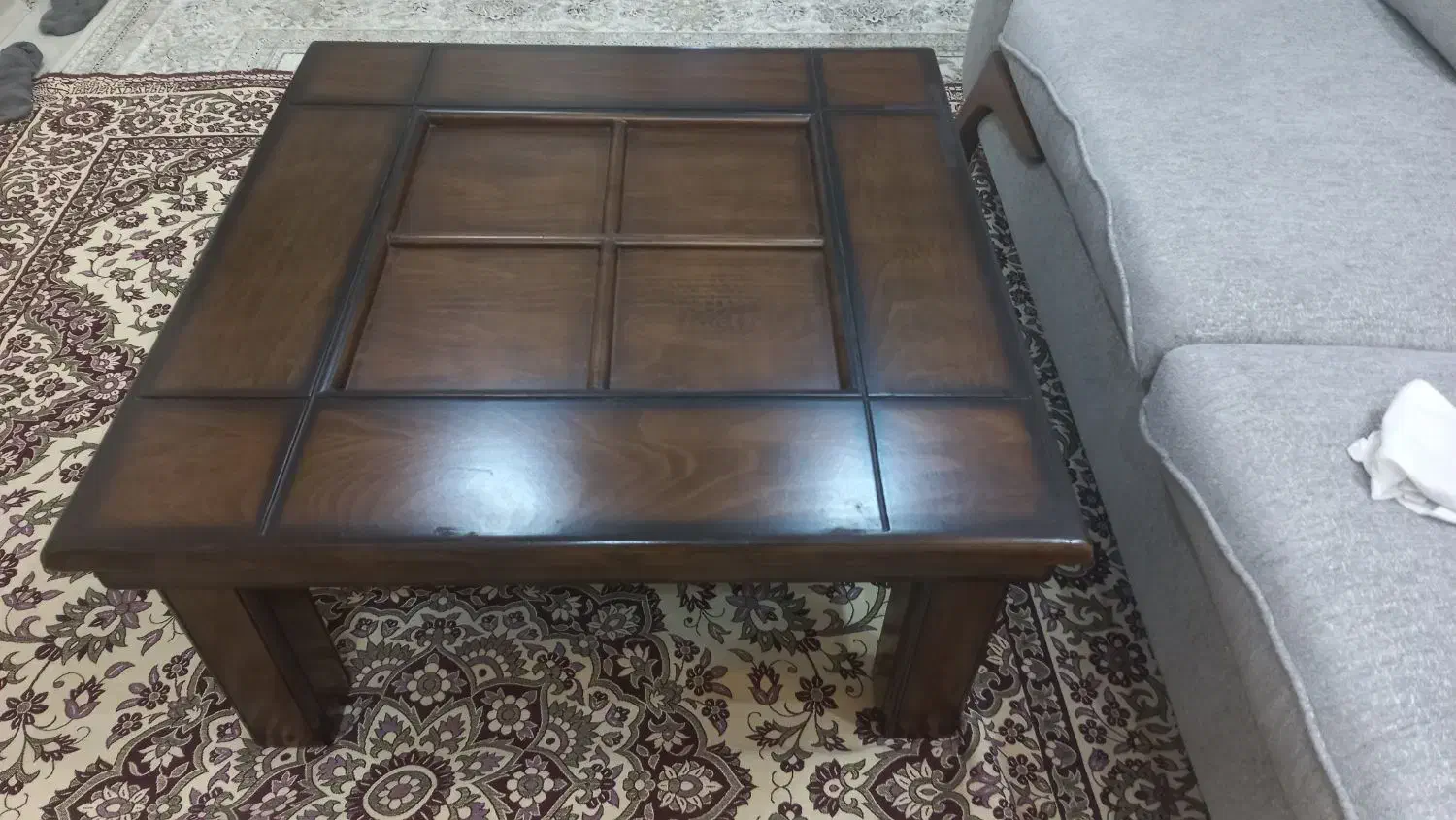 میز چوبی جلو مبلی|مبلمان خانگی و میز عسلی|مشهد, راهنمایی|دیوار