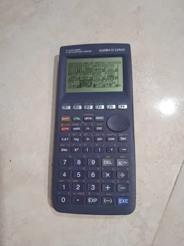 یک دستگاه ماشین حساب کاسیو مدل الجبرا|لوازم التحریر|ایلام, |دیوار