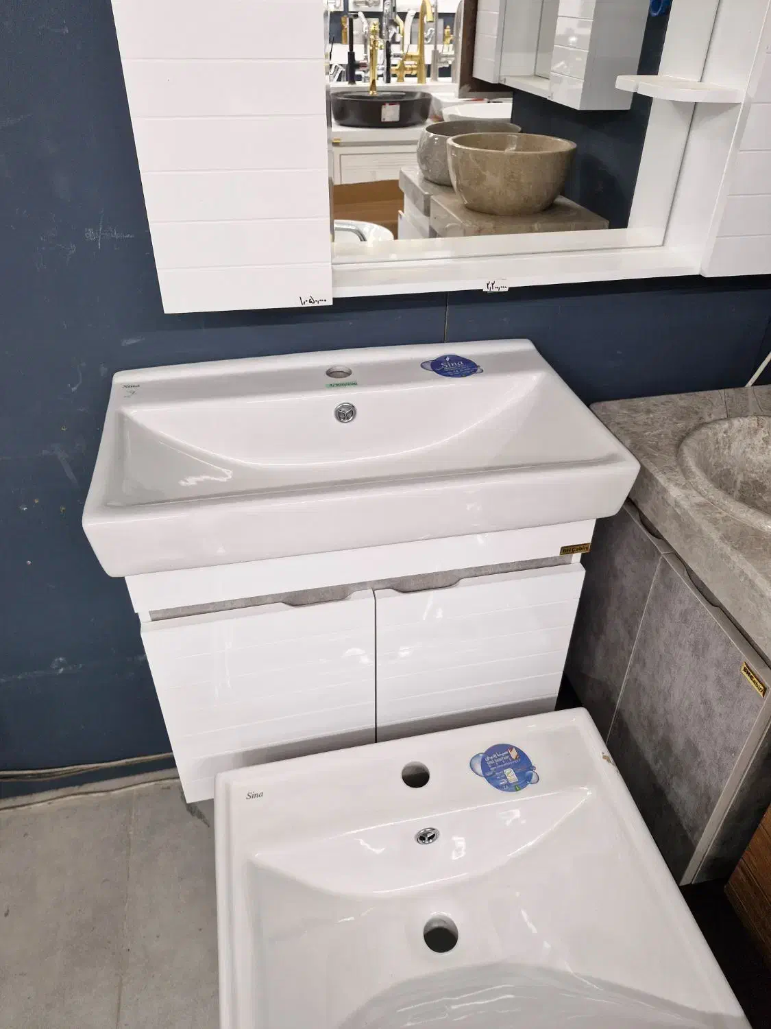 روشویی کابینتی۵۵سانت سرویس بهداشتی ضد آب مدل قلبی|مصالح و تجهیزات ساختمان|پردیس, فاز ۱|دیوار