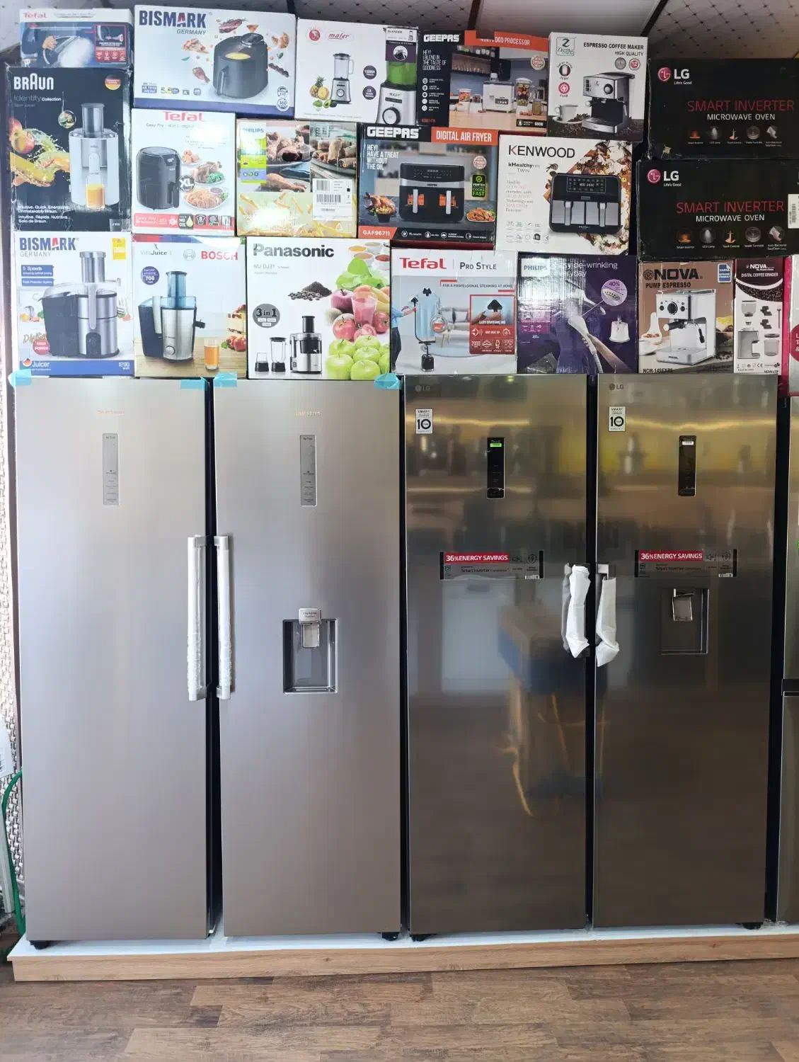 یخچال و فریزر دوقلو الجی و سامسونگ اصلی 40 فوت|یخچال و فریزر|شیراز, شهرک پرواز|دیوار