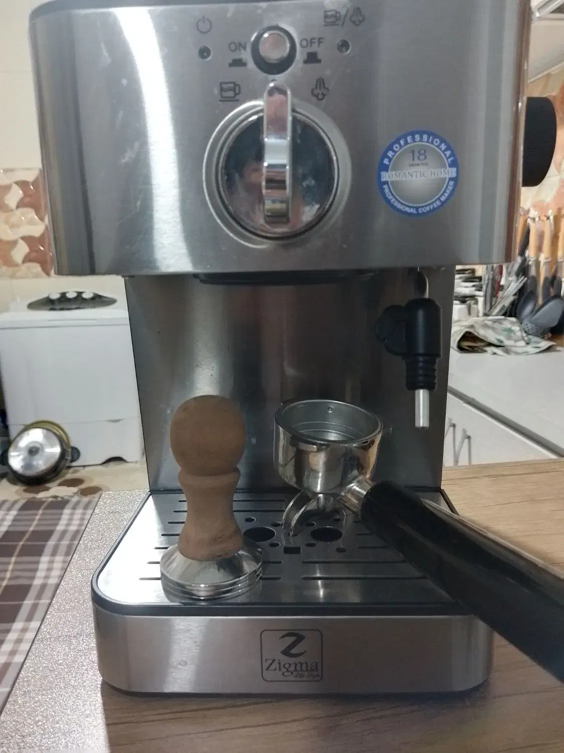 اسپرسو ساز قهوه ساز زیگما|سماور، چای‌ساز، قهوه‌ساز|نسیم‌شهر, |دیوار