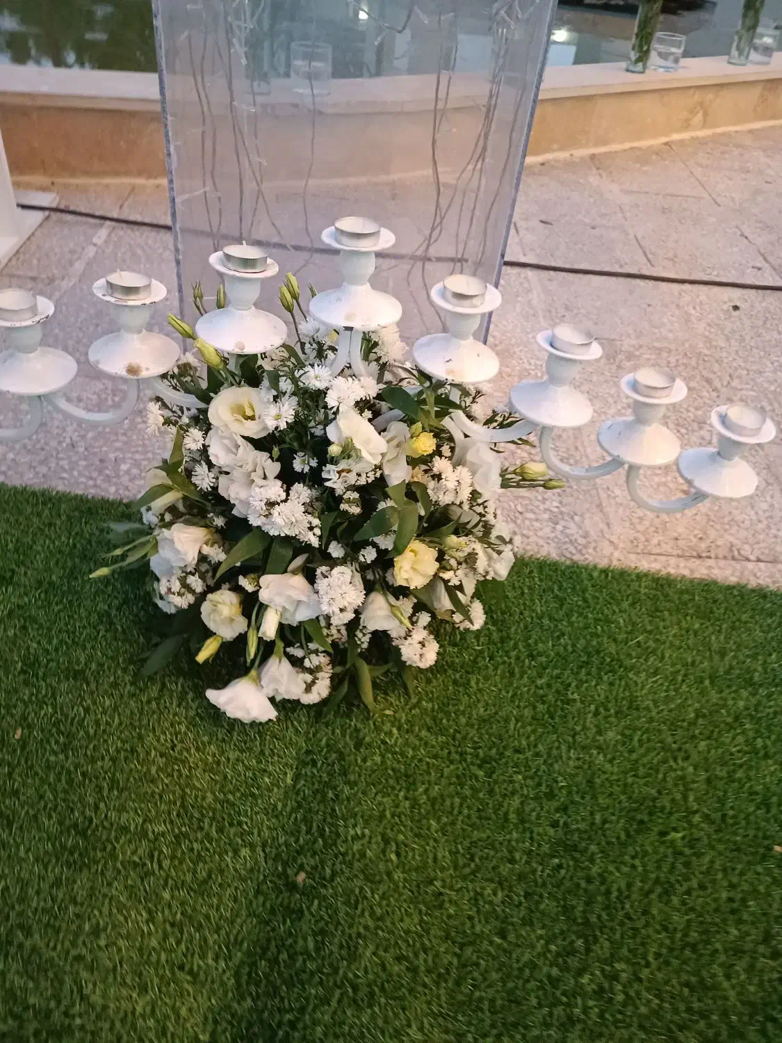 160متر چمن مصنوعی ۱۵میل در حد نو یو وی دار|گل مصنوعی|وحیدیه, |دیوار