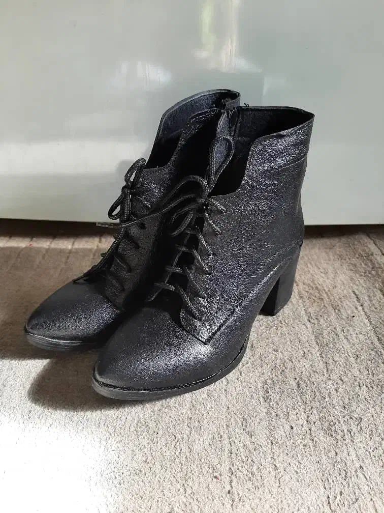 بوت چرم زنانه نو|کیف، کفش، کمربند|لاهیجان, رجایی|دیوار