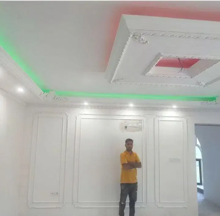 گچکاری و گچبری مدرن بالاترین کیفیت نازلترین قیمت|خدمات پیشه و مهارت|علی‌آباد کتول, |دیوار