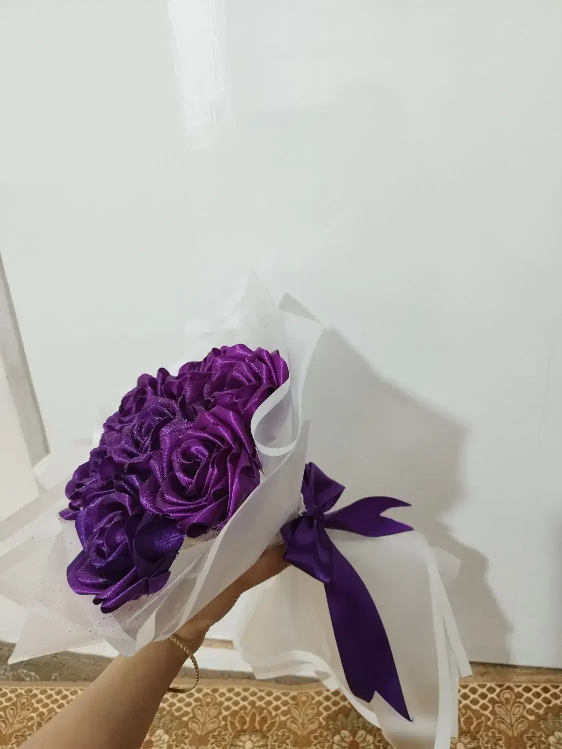 گل روبانی شاین دار اماده|گل مصنوعی|کرمانشاه, |دیوار