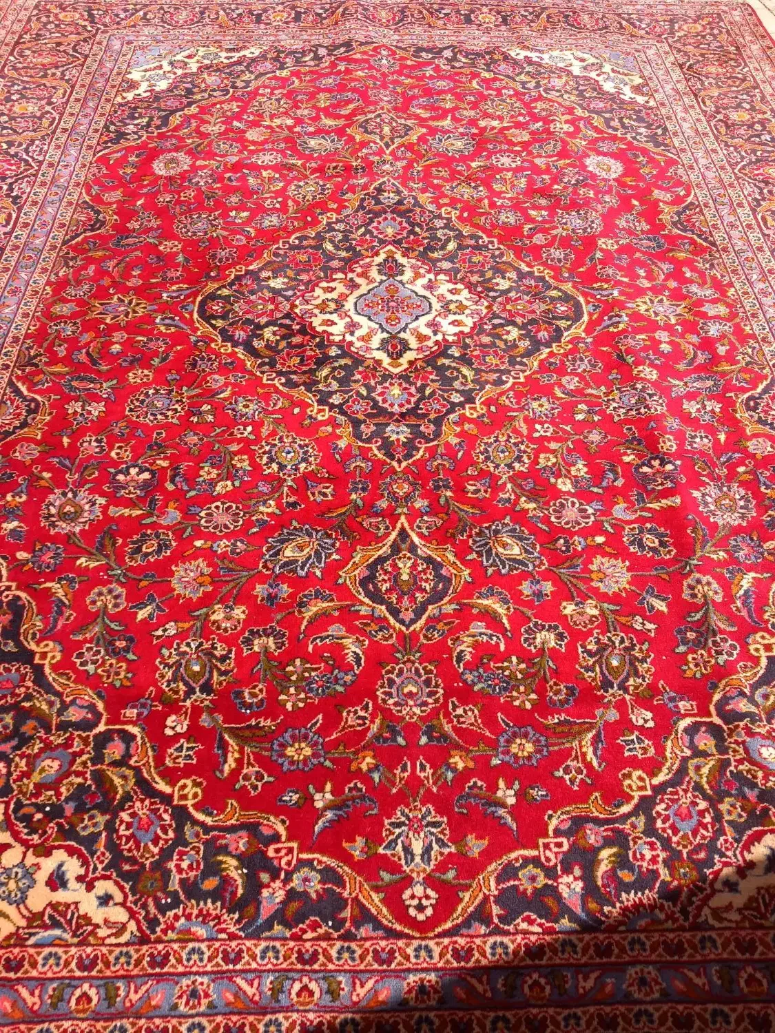 ۳ تخته قالی ۱۲ متری کاشان مارک قطبی دست بافت|فرش|تهران, جنتآباد شمالی|دیوار