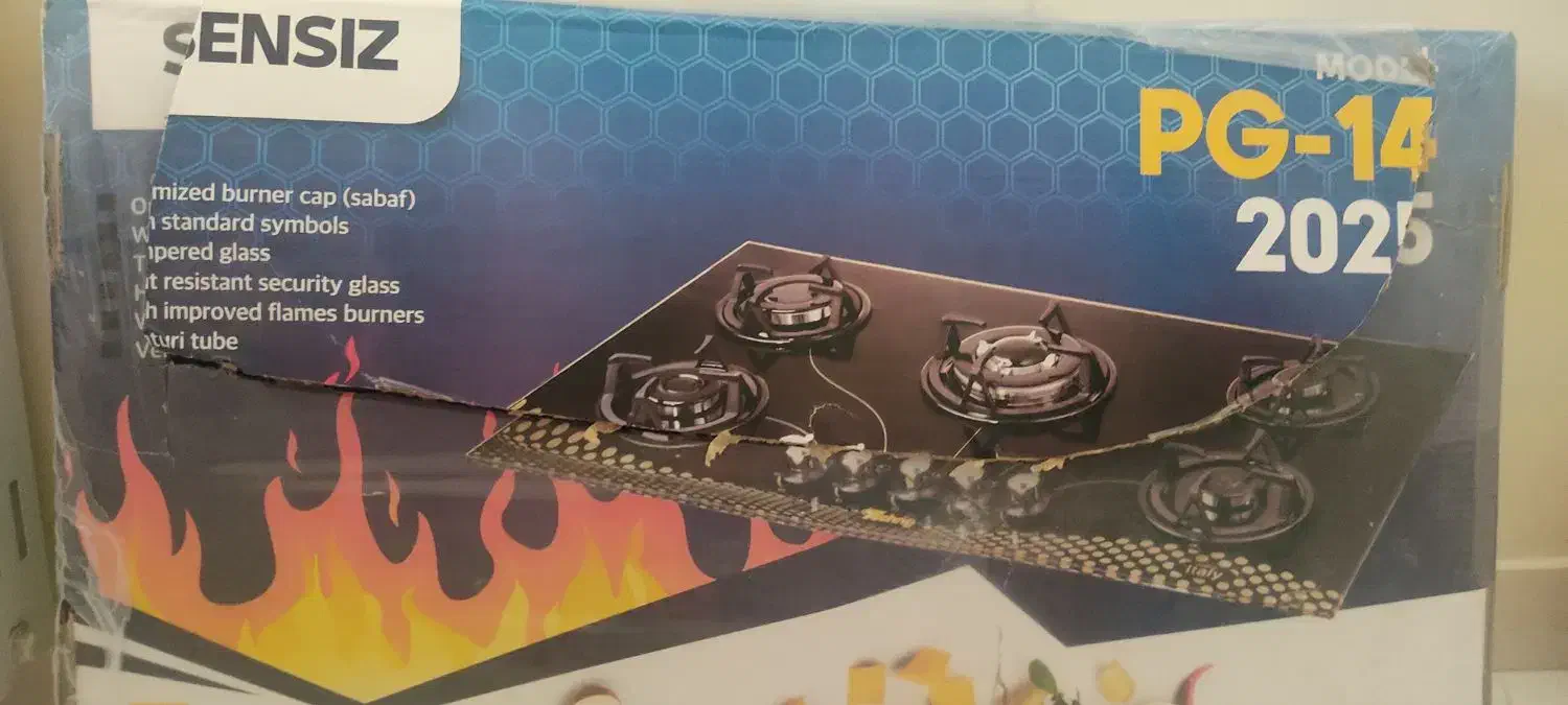 گاز صفحه ای پنج شعله|اجاق گاز و لوازم برقی پختوپز|کرج, فاز ۵ مهرشهر|دیوار