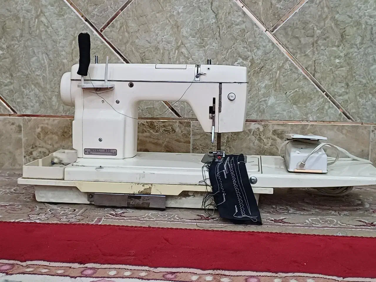 چرخ خیاطی ژانومه 802 مشتری واقعی تخفیف داده میشه|چرخ خیاطی و ریسندگی|کهنوج, |دیوار