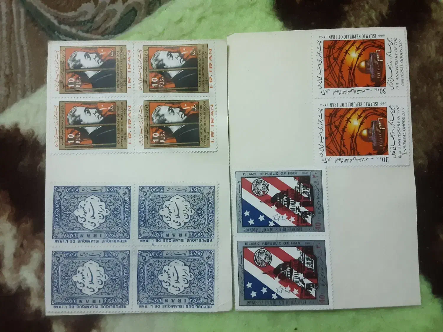 تمبرهای قدیمی|کلکسیون سکه، تمبر، اسکناس|قم, باغ شریفی|دیوار