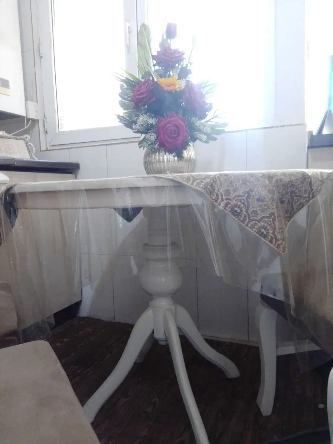 میزوصندلی نهارخوری چهارنفره درحدنووسالم|میز و صندلی غذاخوری|بیرجند, |دیوار