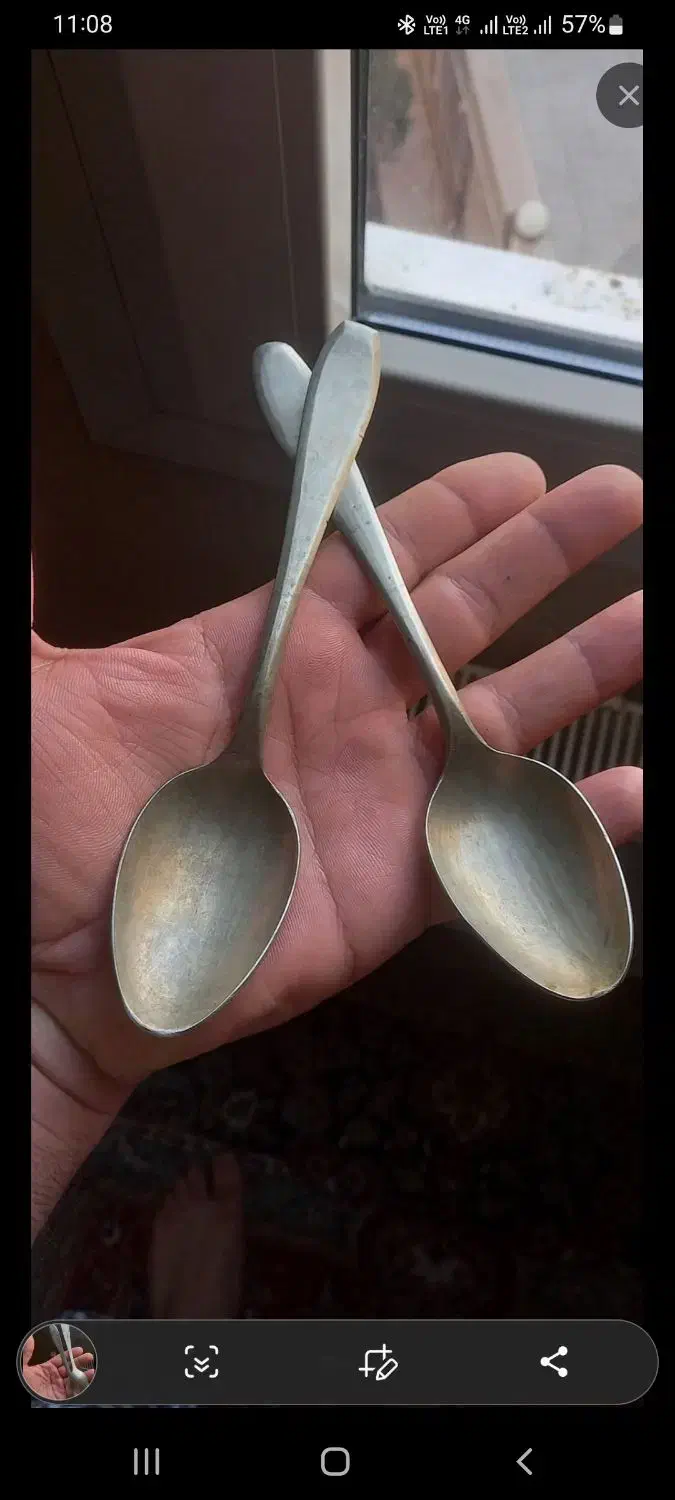 قاشق قدیمی|کلکسیون اشیاء عتیقه|اراک, |دیوار