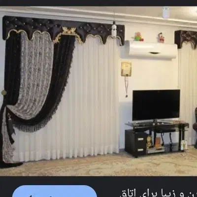پرده پذیرایی|پرده، رانر، رومیزی|تهران, مشیریه|دیوار