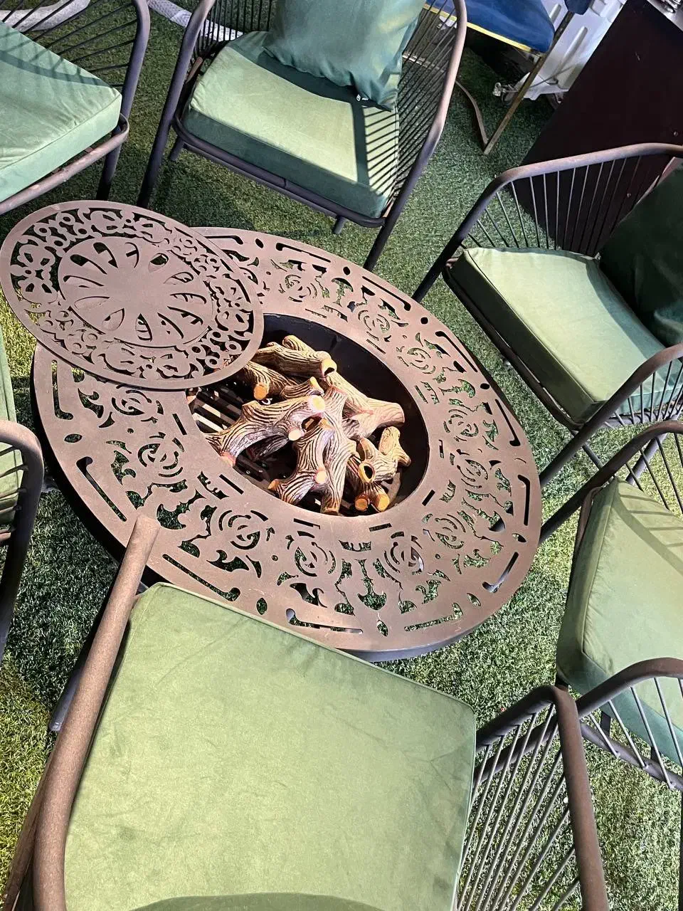 میز اتشدان تمام cnc قطر ۱ متری|بخاری، هیتر، شومینه|تهران, تهرانپارس شرقی|دیوار