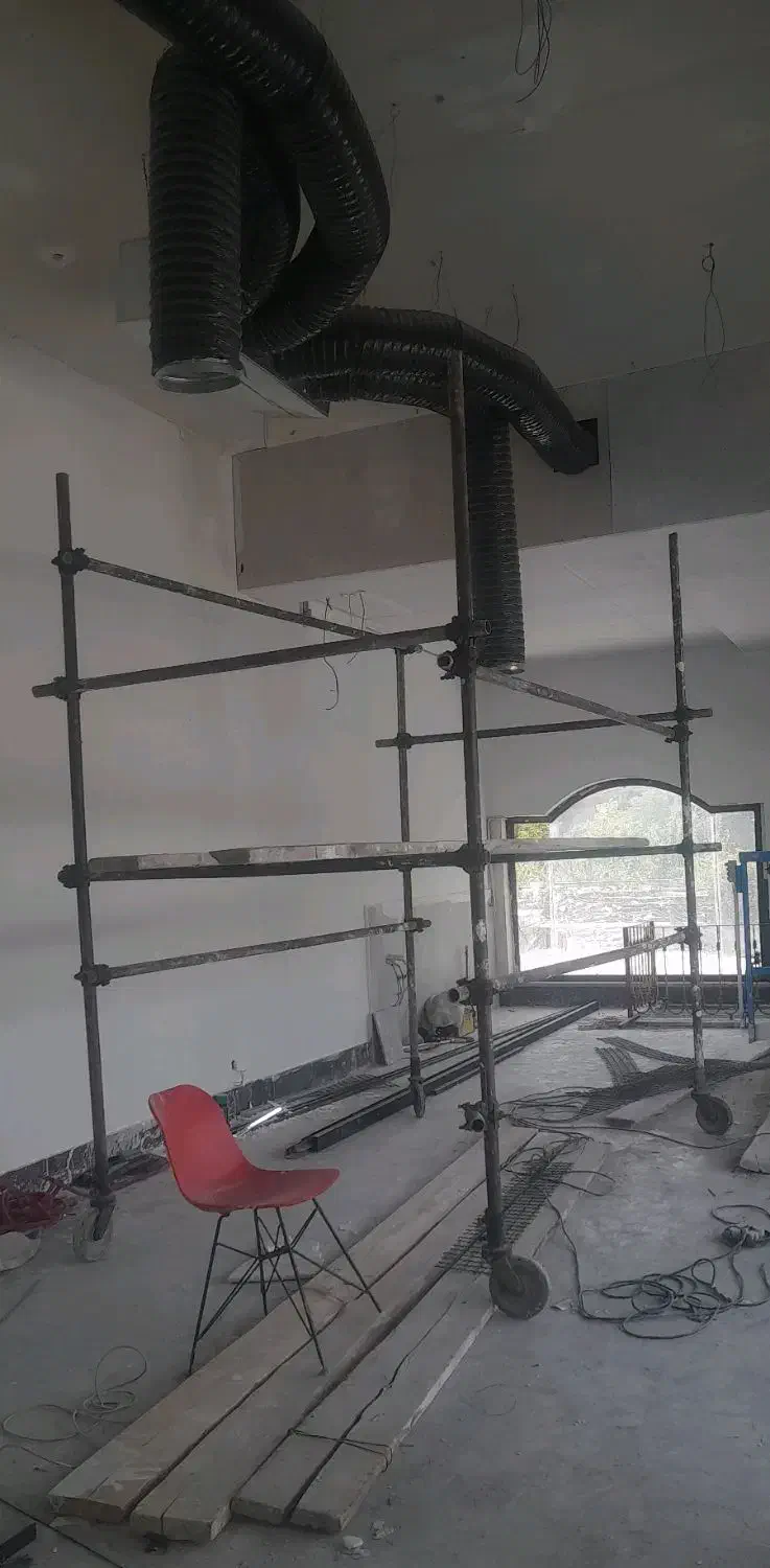 داربست فلزی چهارپایه چرخدار نما تابلو چاله آسانسور|خدمات پیشه و مهارت|مشهد, توس (بلوار توس)|دیوار