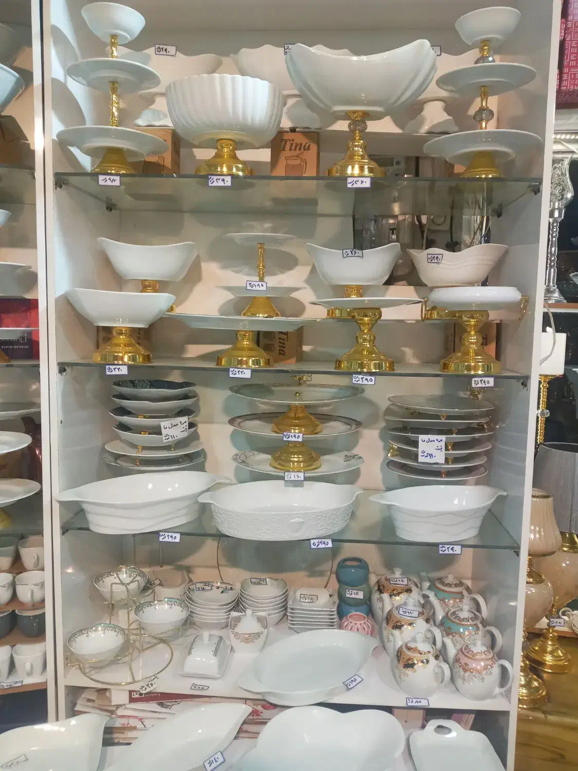 لاله جاشمعی پایه طلایی جفتی ، کادویی ، جهیزیه|ظروف سرو و پذیرایی|مشهد, بهارستان|دیوار