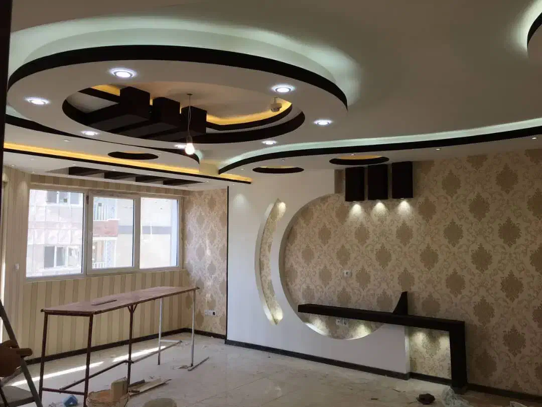 کناف سقف کاذب تایل۶۰/۶۰ پی وی سی|خدمات پیشه و مهارت|بوشهر, |دیوار