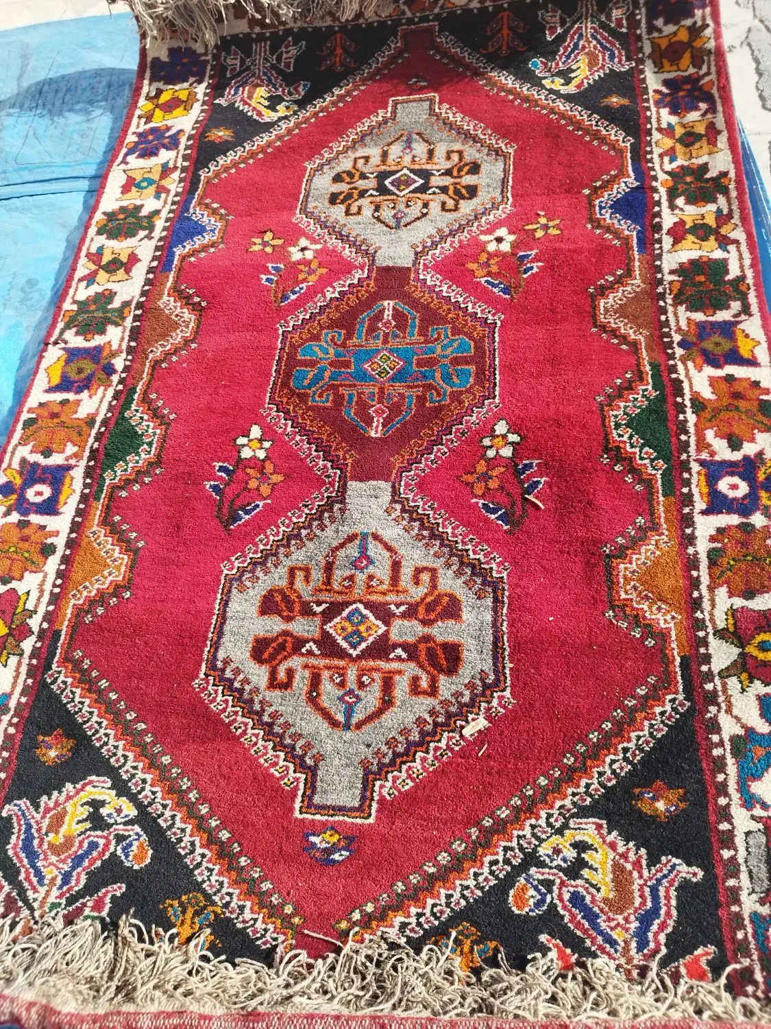 فرش محلی|فرش|مرودشت, محمد آباد|دیوار