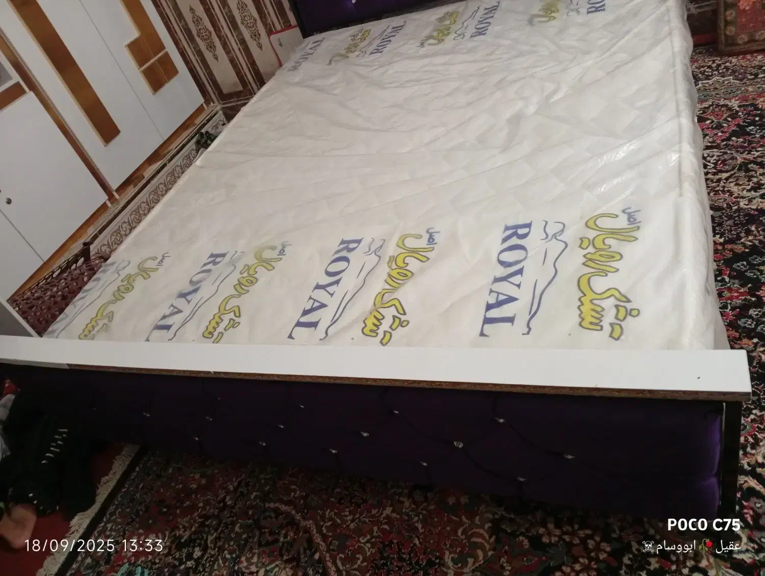 تخت دو نفره رویال اصل|تشک تختخواب|خرمشهر, |دیوار