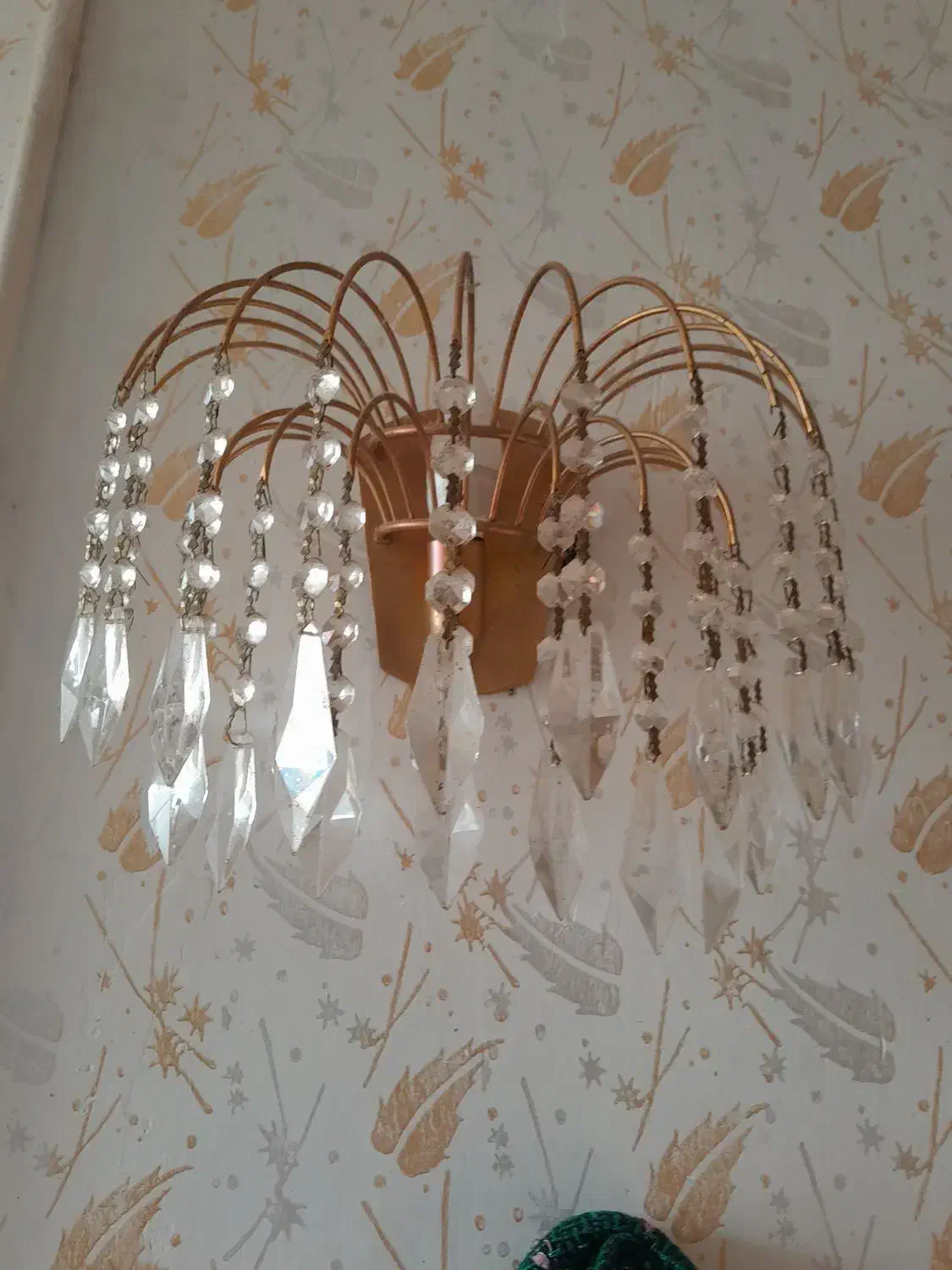 لوستر|لوستر و چراغ آویز|بهارستان, |دیوار