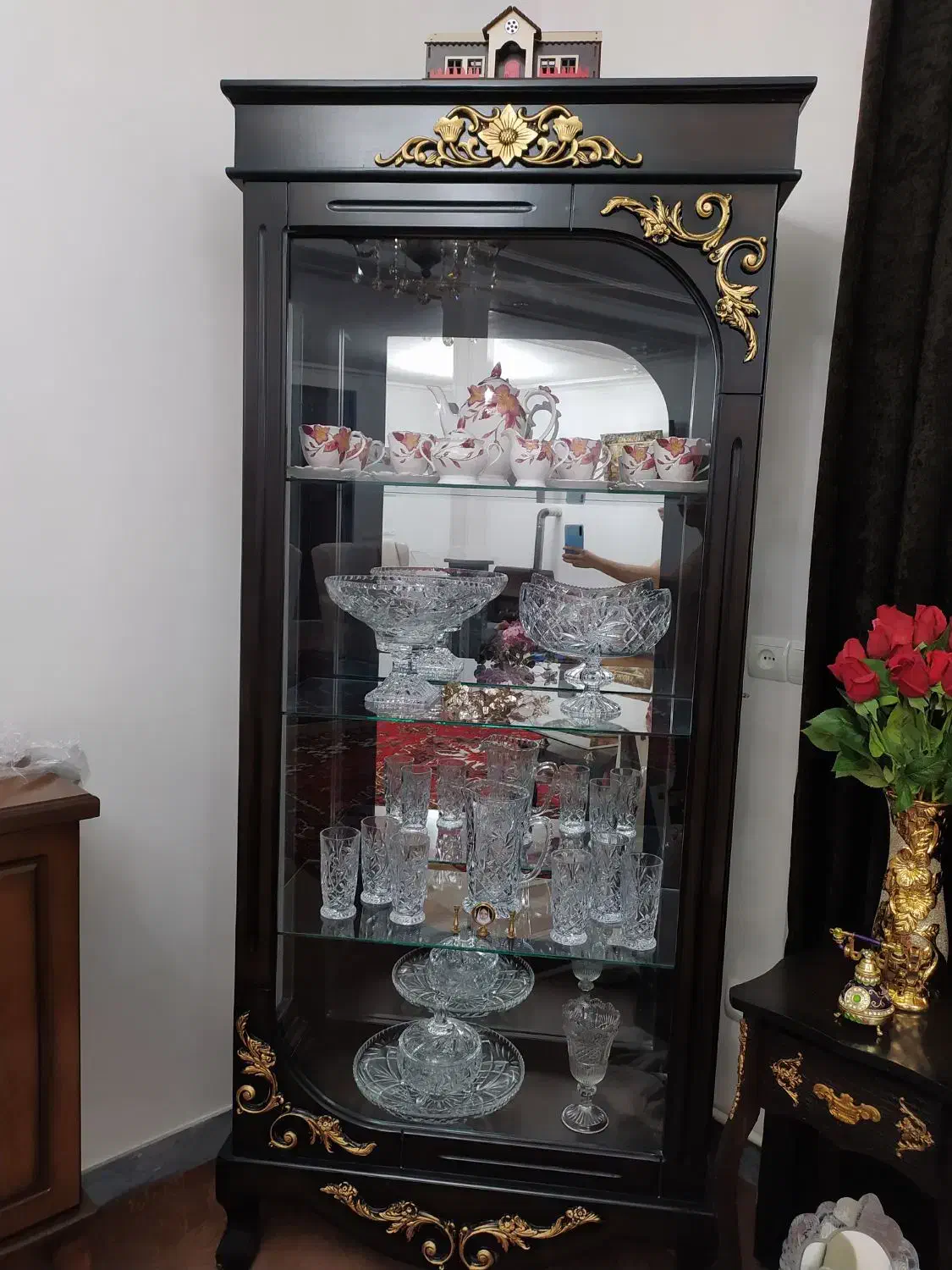 بوفه چوبی|بوفه، ویترین، کنسول|هشترود, |دیوار