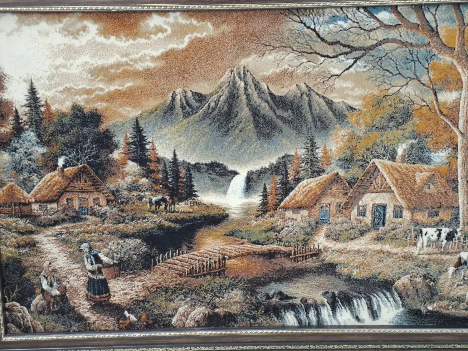 بسیار تمیز بدون خط وخش در حدنو|تابلو فرش|خمینیشهر, |دیوار