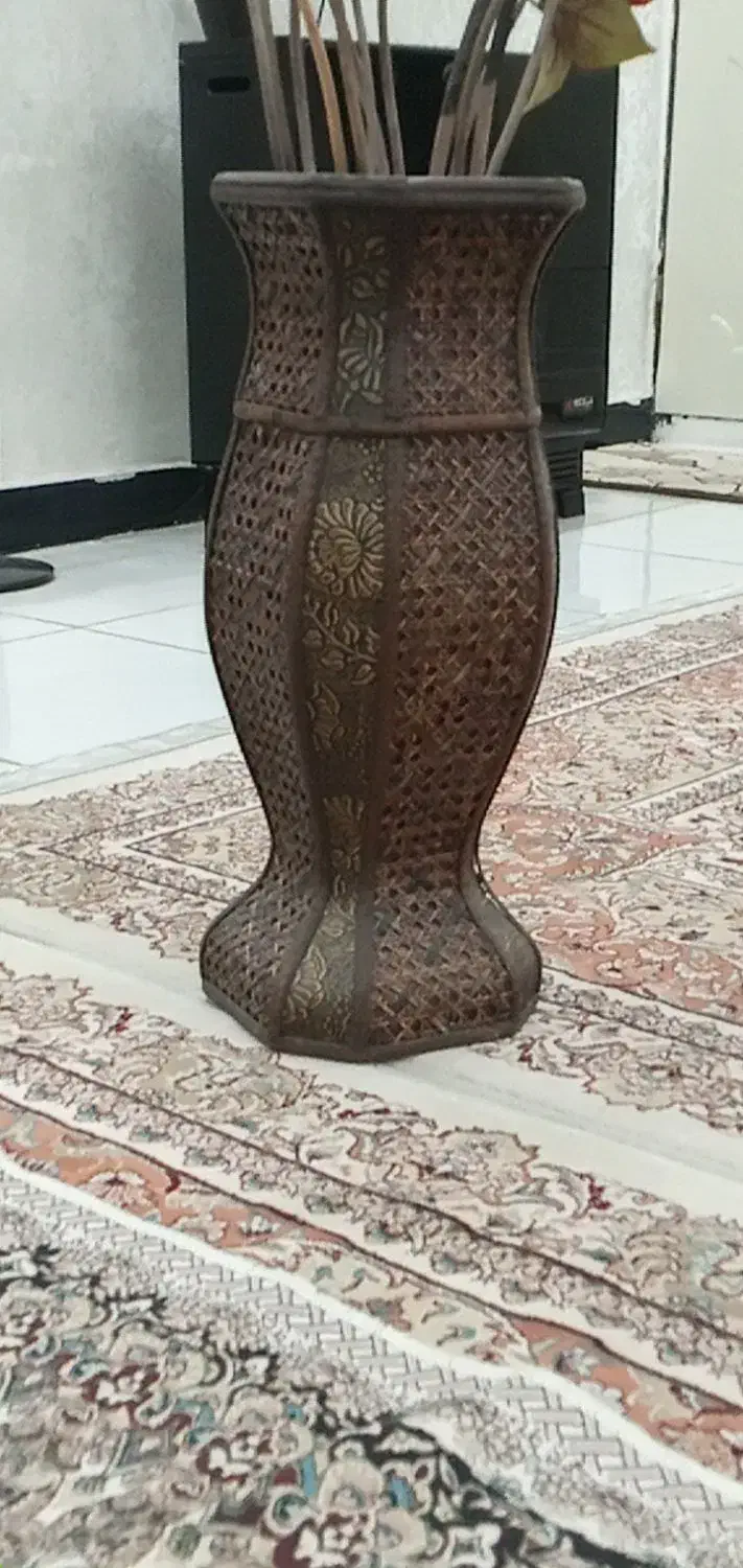 گل و گلدان چوبی|گل مصنوعی|کرمانشاه, |دیوار