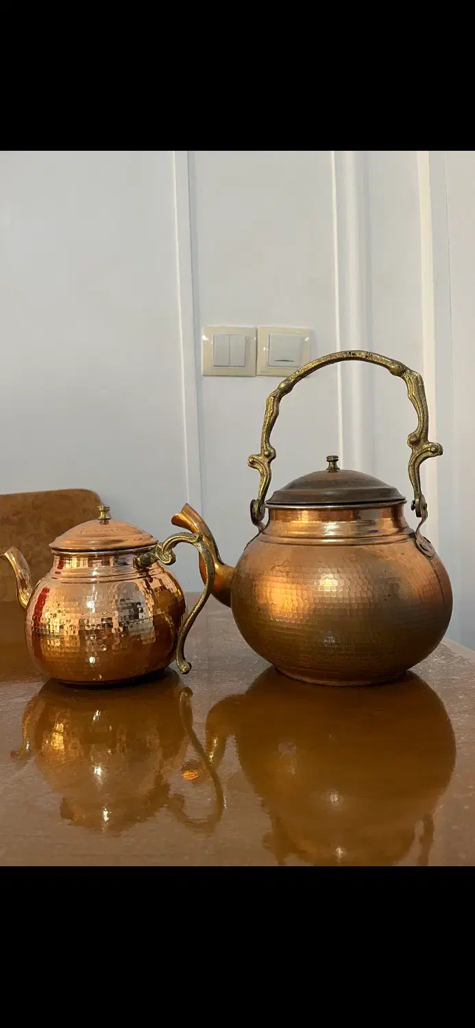 کتری قوری مسی ۲/۵ لیتری|قوری، کتری، قهوه‌ساز دستی|بوشهر, |دیوار